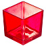 Подсвечник декоративный стекло, 1 свеча, 8х8х8 см, коричневый, Соломаха-2 Бернарди-2, кубик, 2709712842 - фото 2