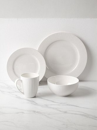 Сервиз столовый керамика, 24 предмета, на 6 персон, Jewel, Шармель, ПС0007-33