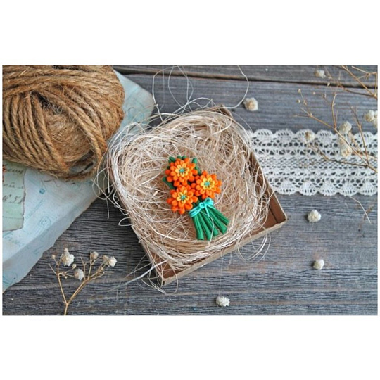 Глина для лепки Artifact, Коллекция цветы Астры, полимерная, фурнитура+инструкция, 7503-55-51