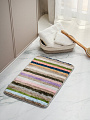 Коврик для ванной 0.38х0.58 м, полиэстер, многоцветный, Silvano, Y4-11484