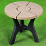 Мебель садовая Green Days, бежевая, стол, 45х45х41.5 см, 2 кресла, 150 кг, 1902018B2-lght - фото 7