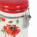 Банка для сыпучих продуктов, доломит, 0.55 л, 9.5х9.5х15.3 см, с крышкой, Daniks, Алый мак - фото 4