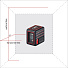 Уровень лазерный, 2/10 мм/м, самовыравнивание, ADA, Cube Mini Basic Edition, А00461 - фото 5