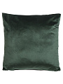 Подушка декоративная, 40х40 см, Бархат, 100% полиэстер, велюр, изумруд