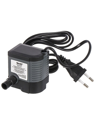 Насос фонтанный, Vodotok, 1.5 м, 6 Вт, глубина погружения 0.9 м, максимальный напор 1.5 м, 0.45 м³/ч, HJ-611