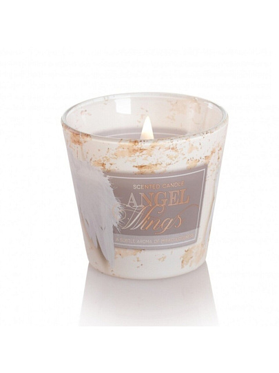 Свеча ароматизированная, 8х9 см, в стакане, Bartek Candles, Ангельские крылья