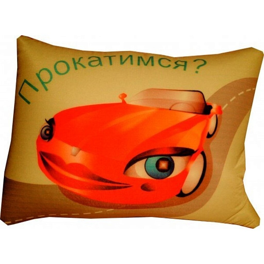 Подушка антистрессовая, 30х40 см, Автоприколы, в ассортименте, Штучки к которым тянутся ручки, 11аапр01ив