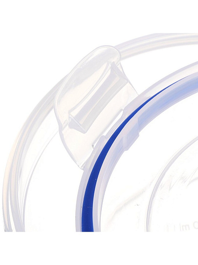 Контейнер пищевой пластик, 0.8 л, круглый, воздухонепроницаемый, DDStyle, 30502