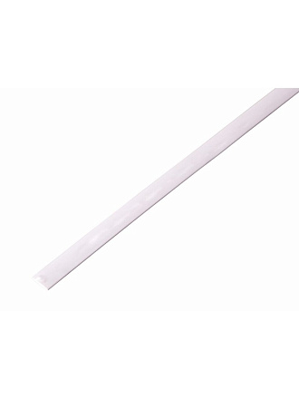 Термоусадочная трубка 6.0/3.0 мм, 50 шт, упаковка по 1м, белая, Rexant, 20-6001