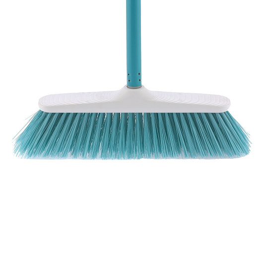 Щетка пластм. &quot;CLASSIC&quot; для подм. пола 27 см, c черенком, 120 см, D22 мм, бирюз. щетина, Elfe, 93544