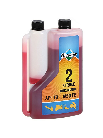 Масло машинное минеральное, для двухтактного двигателя, 3Ton, Country ST-508, 1 л, с дозатором, 55263