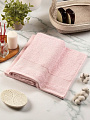 Полотенце банное 70х140 см, 100% хлопок, 380 г/м2, Грация, Barkas, светло-розовое, Узбекистан