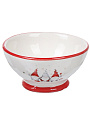 Салатник керамика, круглый, 14.5х7.2 см, 350 мл, Гномы, Y6-6320