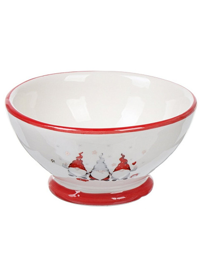 Салатник керамика, круглый, 14.5х7.2 см, 350 мл, Гномы, Y6-6320