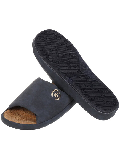 Тапки для мужчин, синие, р. 41, открытые, Forio, 124-23082-АТ-КФ