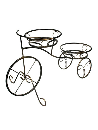 Цветник Велосипед дуэт 2, напольный, металл, 47 см
