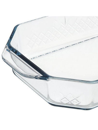 Форма для запекания стекло, 21х35.5 см, 2.75 л, прямоугольная, Borcam, 59974