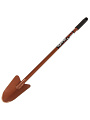 Лопата штыковая, сталь, 1.2х115х950 мм, черенок стальной, Kopper Tools, ФИ.055-04, парниковая