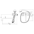 Смеситель для ванны, Lemark, Promotion, с кран-буксой, хром, LM6051C - фото 2