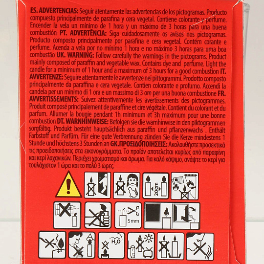 Свеча ароматизированная, 8.5х7 см, Lumar, Ягоды Frutas del Bosque, в стакане, 125 гр, 903900