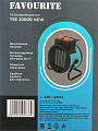 Пушка тепловая электр, Favourite, TSE 2000R NEW, 2 кВт, 158 м³/ч, керам элем, 2реж, кругл, 338102002 - фото 9