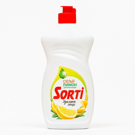 Средство для мытья посуды Sorti, Лимон, 450 мл