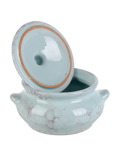 Горшок для жаркого керамика, Борисовская керамика, Лакомка, РОМ00022036