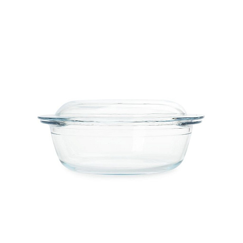 Кастрюля стекло, 3.2 л, с крышкой, стекло жаропрочное, Pyrex, Essentials, 208A000N/2022