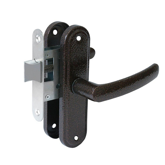 Защелка врезная, Абсолют, ЗЩ 1-45А, БП-00013409, медь антик