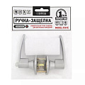 Ручка защелка Фабрика Замков, 3501E SN BK, 109006, матовый никель, сталь - фото 3