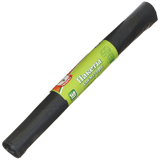 Пакеты для мусора 160 л, 10 шт, 30 мкм, особопрочные, Умничка, MPU4111, в ассортименте