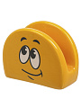 Салфетница керамика, 10.5х4.5х8 см, желтая, Dolomite, Smile, подарочная упаковка, L2520877