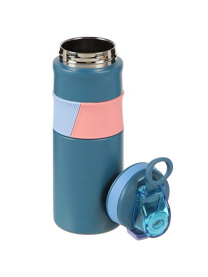 Термобутылка нержавеющая сталь, 0.5 л, синяя, Y4-9290