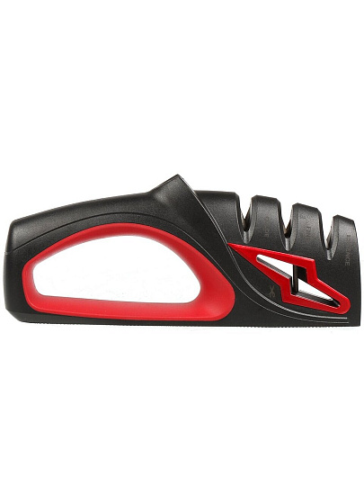 Точилка для ножей, нержавеющая сталь, 20.5х4.2х9 см, черная, Daniks, S-Z121502