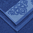 Полотенце банное 70х140 см, 100% хлопок, 420 г/м2, Медальон, Silvano, голубое, Турция, D52-3012-70 - фото 4