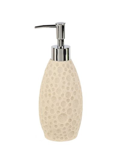 Дозатор для жидкого мыла, Пузырьки, полистоун, 7.6x14/20.5 см, 350 мл, BRE0172CA-LD