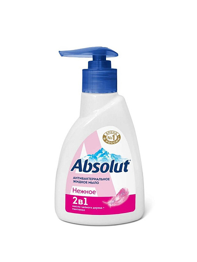 Мыло жидкое Absolut, Нежное, антибактериальное, 250 г