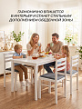 Обеденная группа 110х70 см, 4 стула, 41х44.5 см, Аквамарин, RH 7006T - фото 5