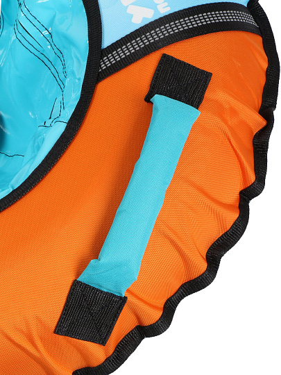 Санки-ватрушка Nika, Малышарики, 70 см, 70 кг, с буксировочным тросом, с ручками, ТБ1-70/МШ1