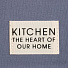 Полотенце кухонное 40х73 см, 100% хлопок, саржа, Этель, Kitchen, синее, Россия - фото 3