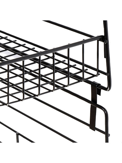 Полка для ванной металл, настенная, 3 яруса, прямая, 29.5х13х66 см, Y9-244