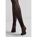 Колготки Conte, Elegant Beauty, 20 DEN, р. 4, nero/черные, с имитацией шва и тату-рисунком - фото 3