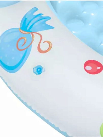 Бассейн надувной Bestway, 104х84 см, Sweet Shoppe, 52638, 34 л, с навесом