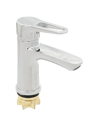 Смеситель для раковины, G.lauf, короткий излив, с картриджем, хром, NUD1-A045