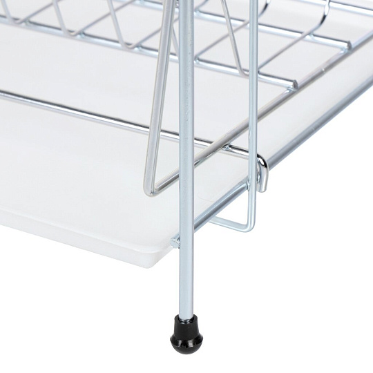 Сушилка для посуды, с поддоном, 39х30х25.5 см, оцинкованная, разборная, Юнитрейд, тнп-6.2