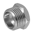 Футорка 1/4&amp;quot;х1/2&amp;quot;, г-ш, никель, индивидуальная упаковка, MasterProf - фото 2