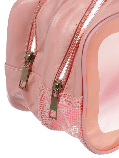 Косметичка 25х15х17 см, ПВХ, A080078, прямоугольная, застежка молния, в ассортименте