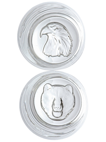 Стакан 300 мл, стекло, 4 шт, Domenik, Spirit Of Animals, GL012