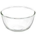 Салатник жаропрочное стекло, круглый, 20.3х10.5 см, 2 л, Daniks, HSW200, прозрачный