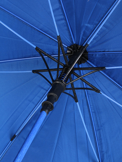 Зонт полуавтомат, трость, 8 спиц, 77 см, черный, Y4-11563